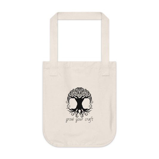 Grow Your Craft Organic Canvas Tote Bag