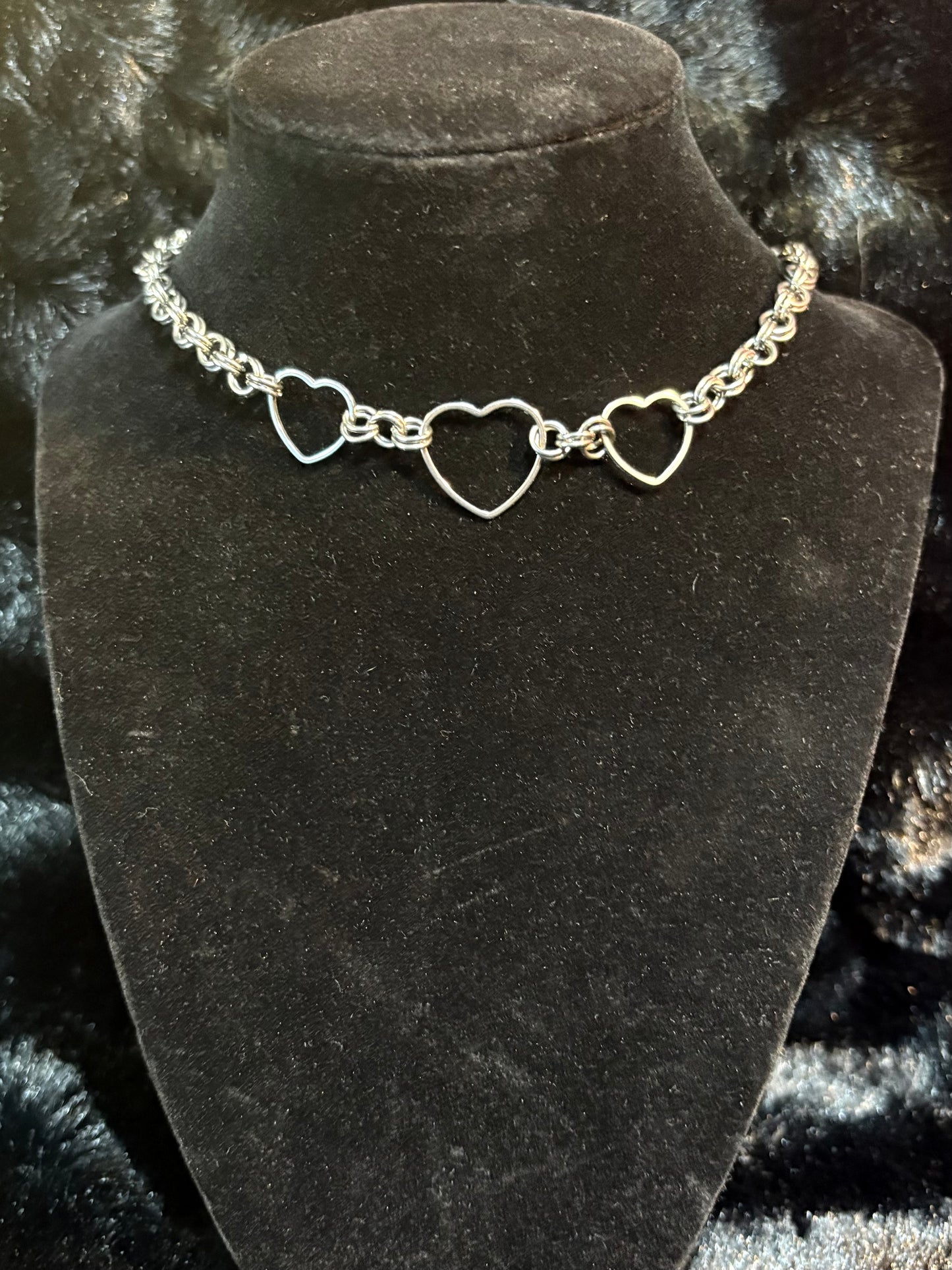 Triple Heart Choker
