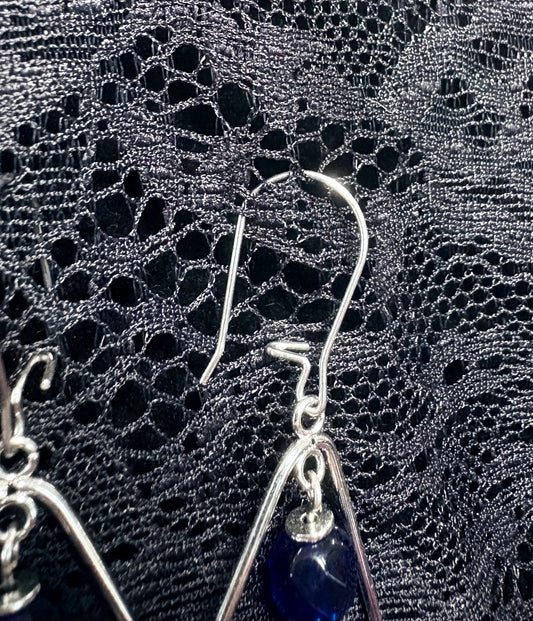 Blue Dangle Earrings