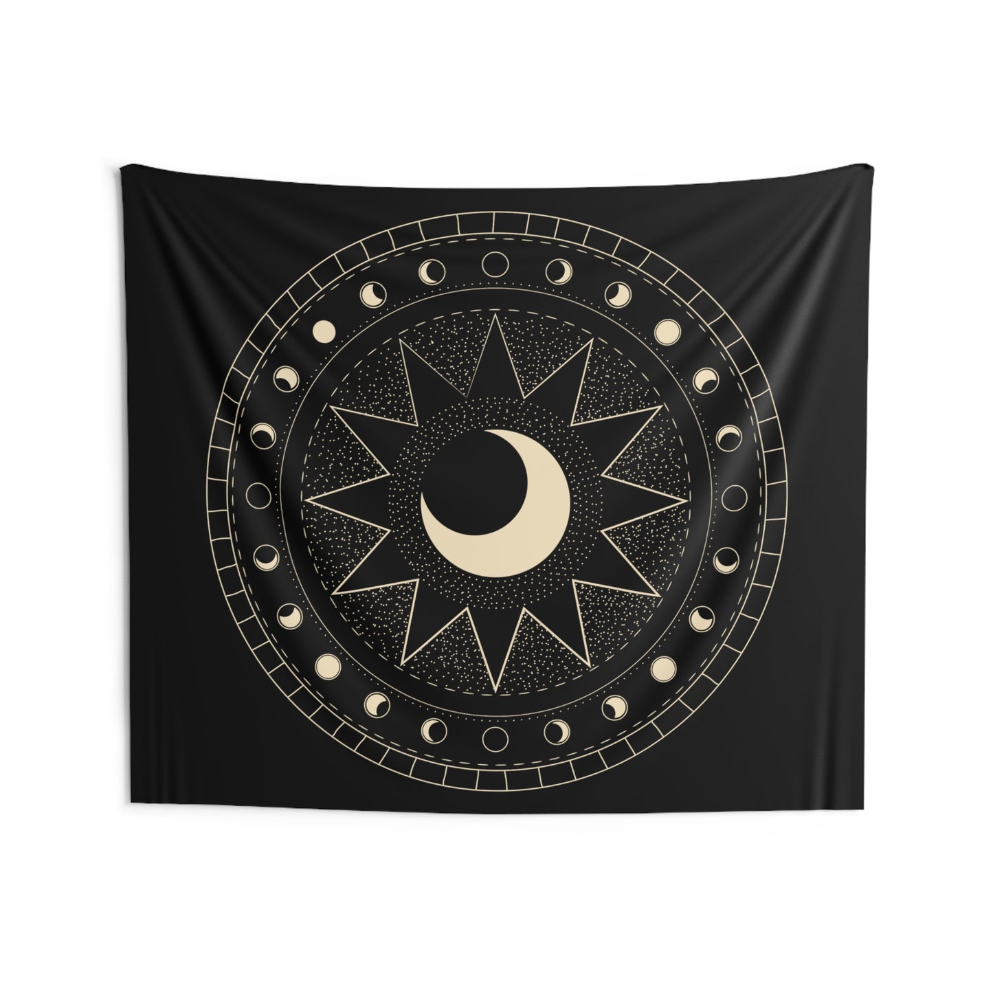 Moon Phase Wall Tapestry/Altar Cloth