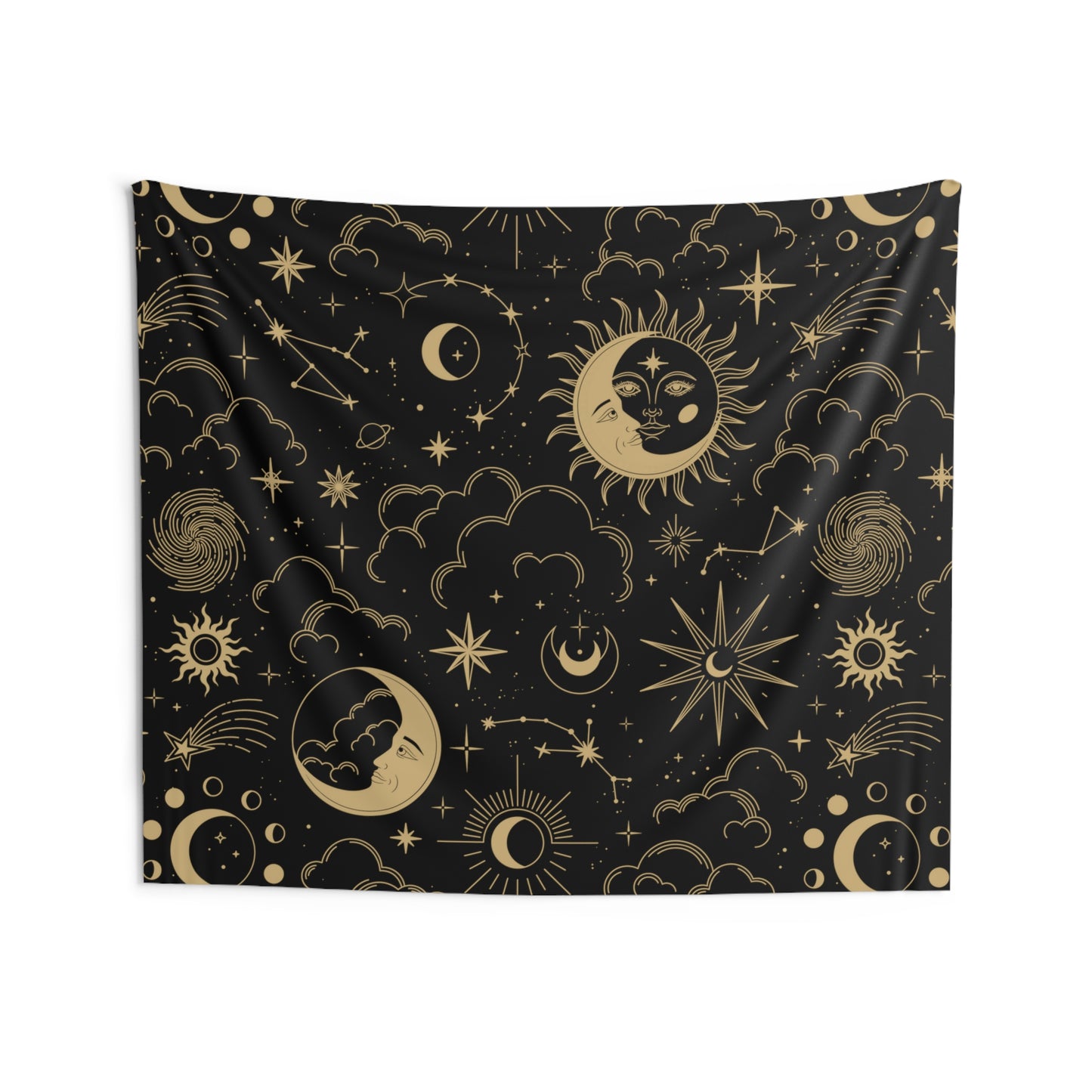 Moon & Stars Wall Tapestry/Altar Cloth