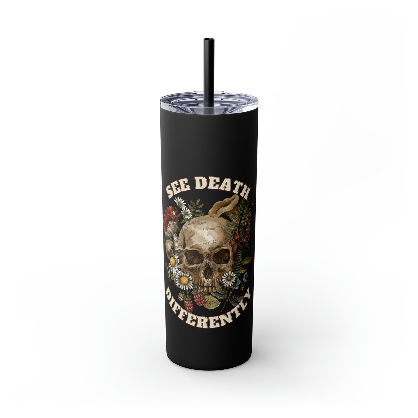 Skinny Tumbler with Straw, 20oz