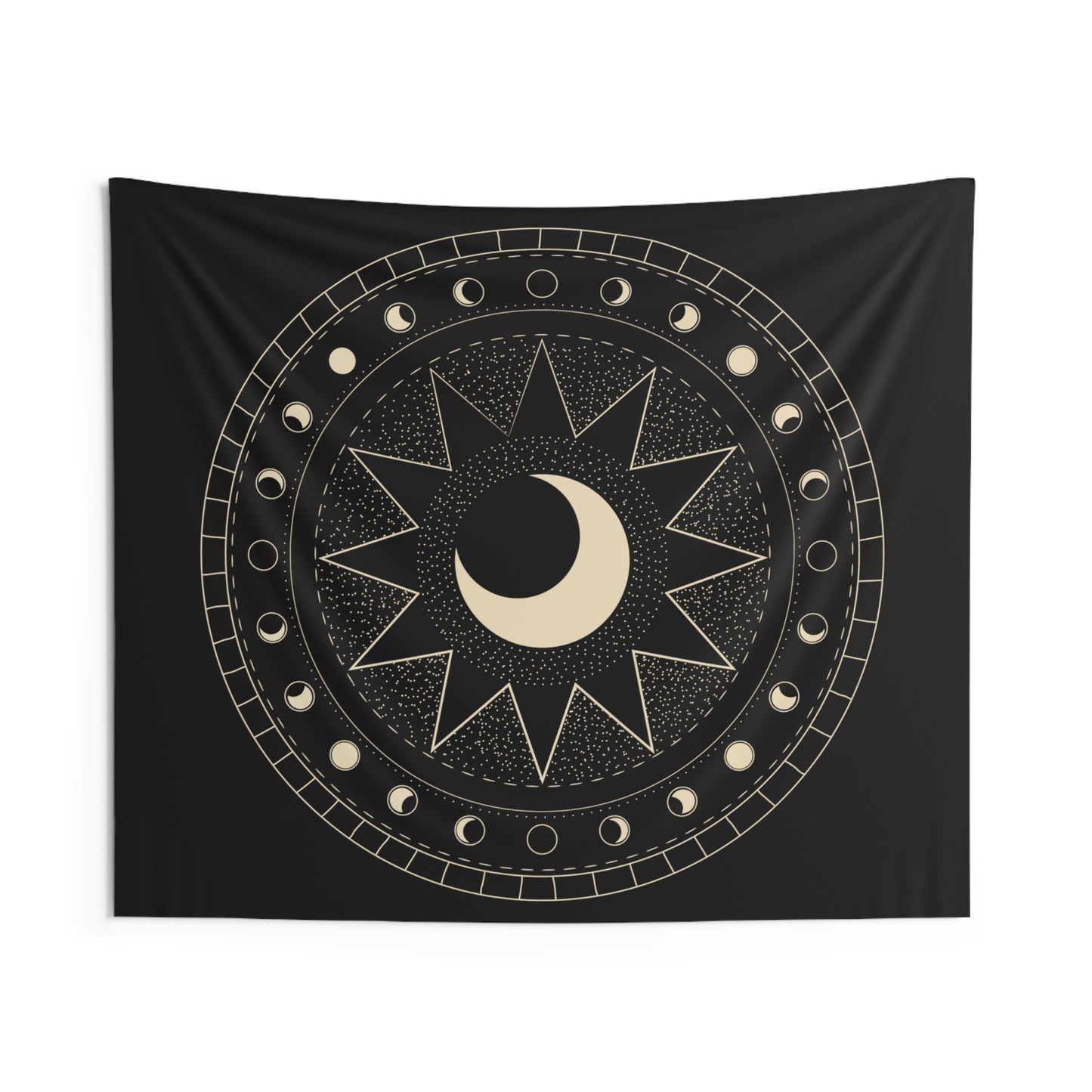 Moon Phase Wall Tapestry/Altar Cloth