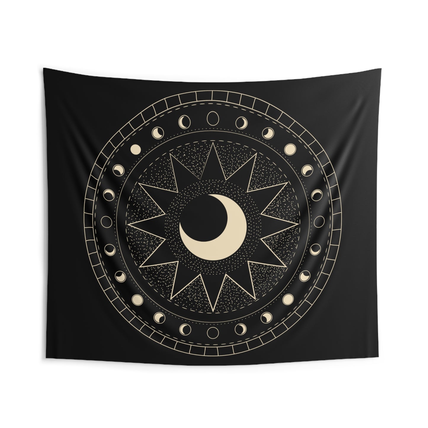 Moon Phase Wall Tapestry/Altar Cloth