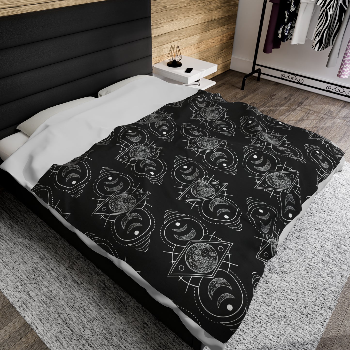 Triple Moon Plush Blanket