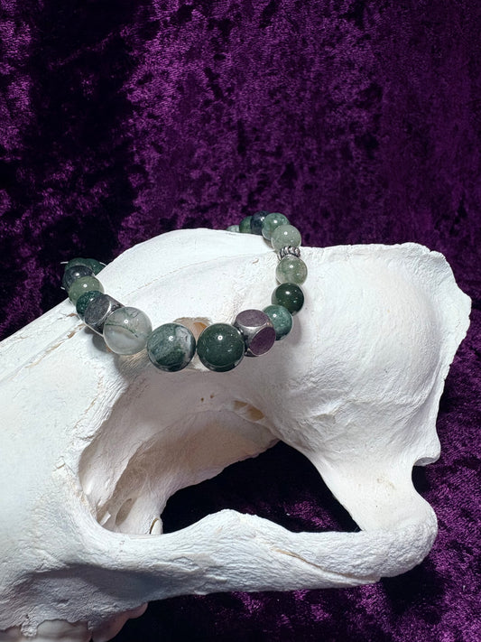 Moss Agate Bracelet
