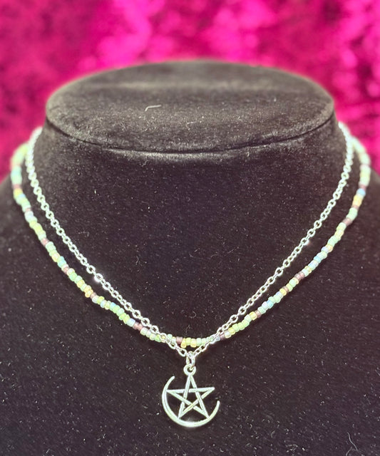 Star and Moon Necklace