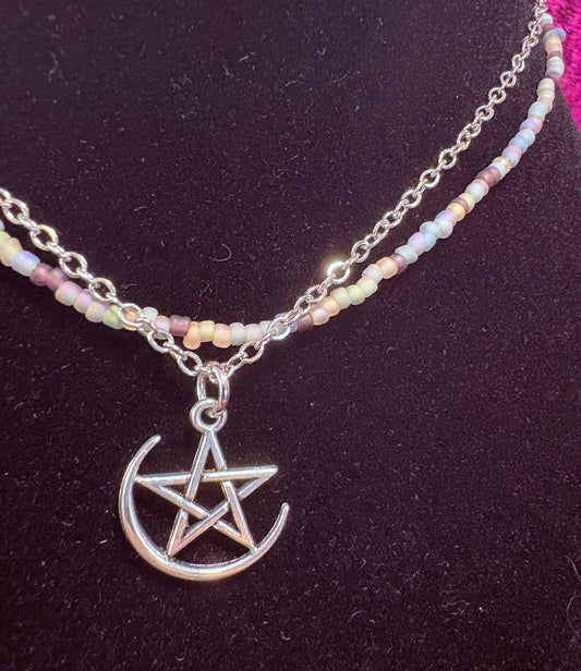Star and Moon Necklace