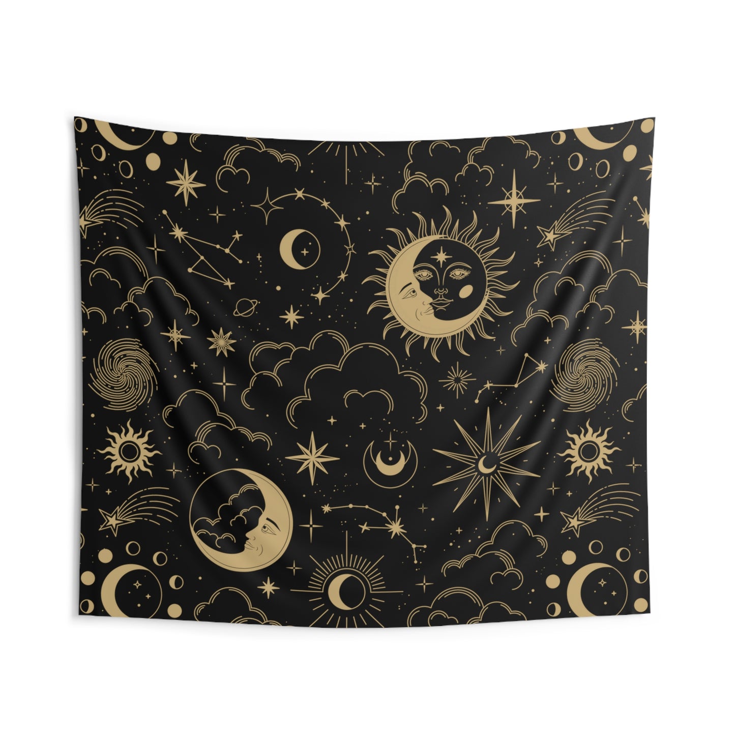 Moon & Stars Wall Tapestry/Altar Cloth