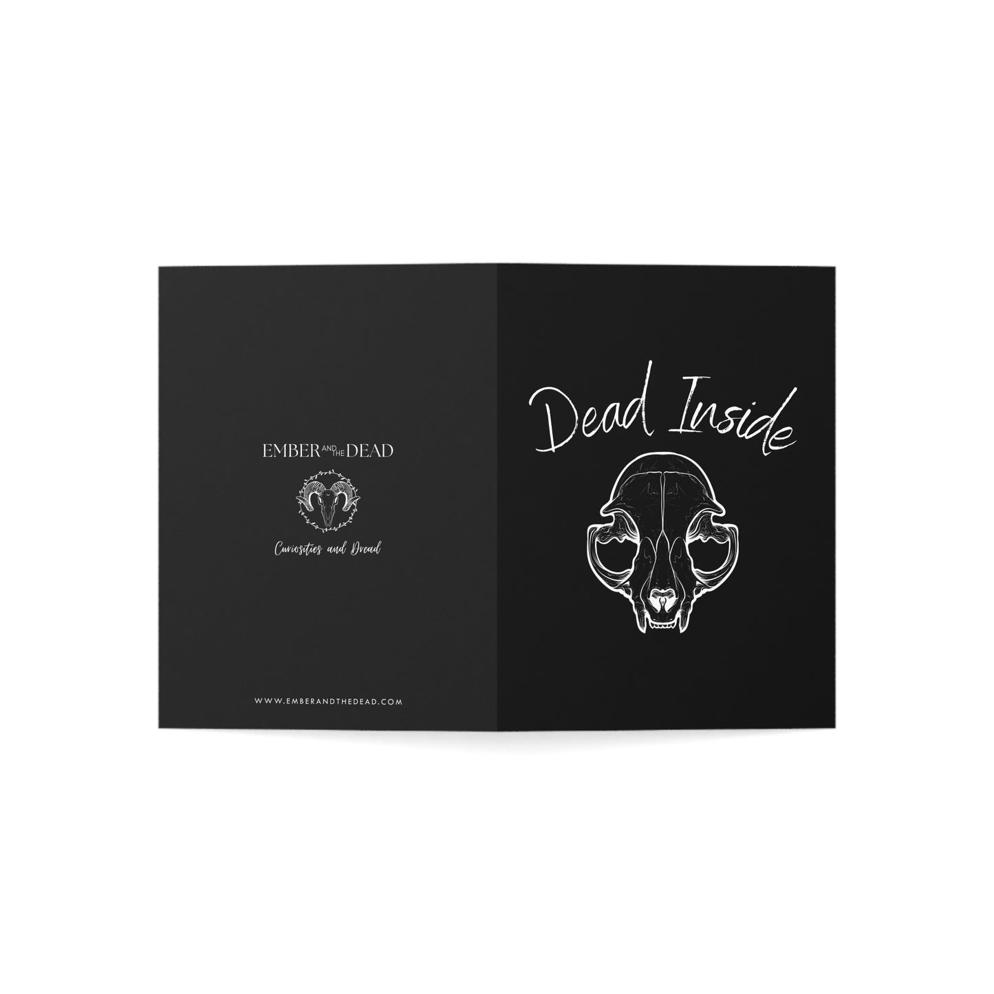 Dead Inside Greeting Cards (1, 10, 30, and 50pcs)