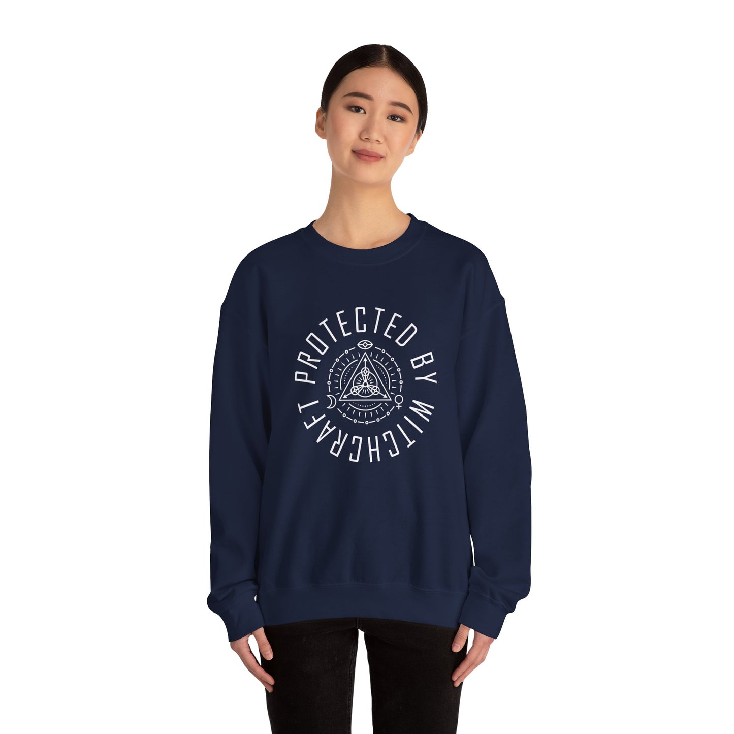 Protected by Witchcraft Crewneck Sweatshirt