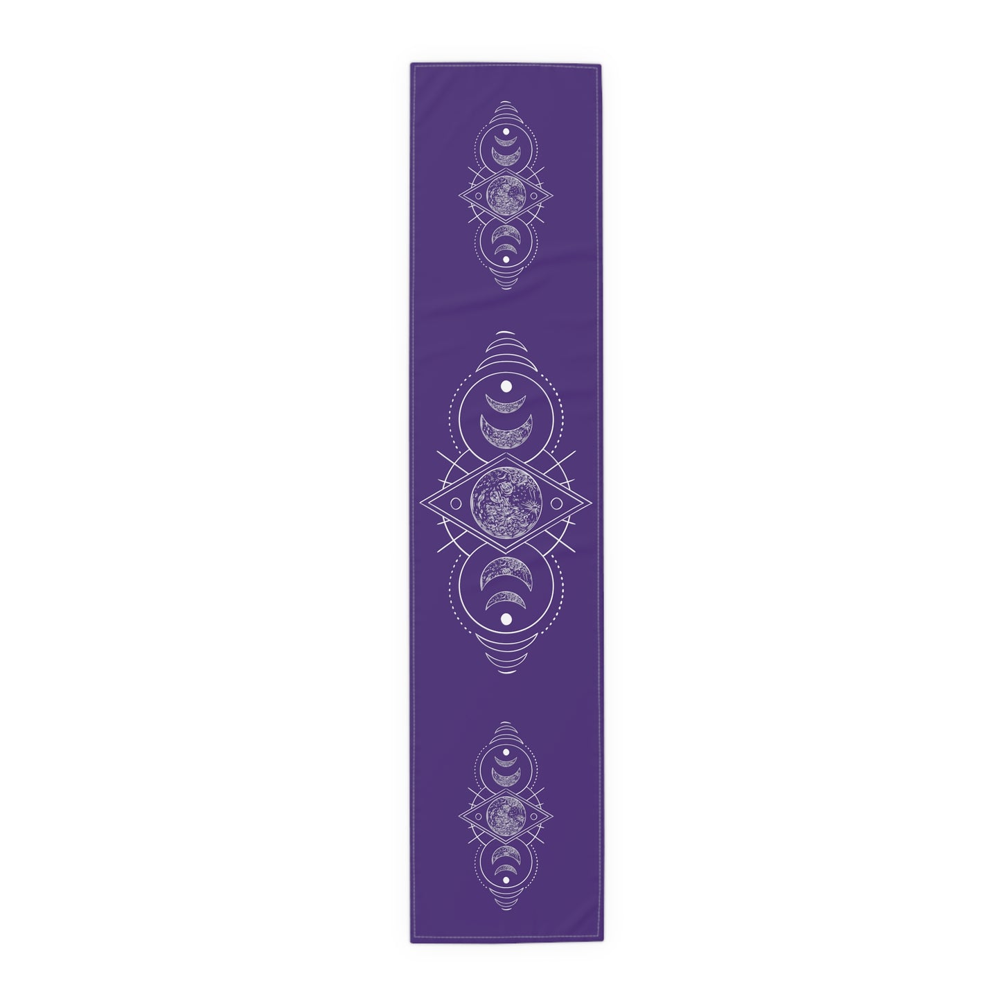 Triple Moon Phase Altar Cloth, Purple