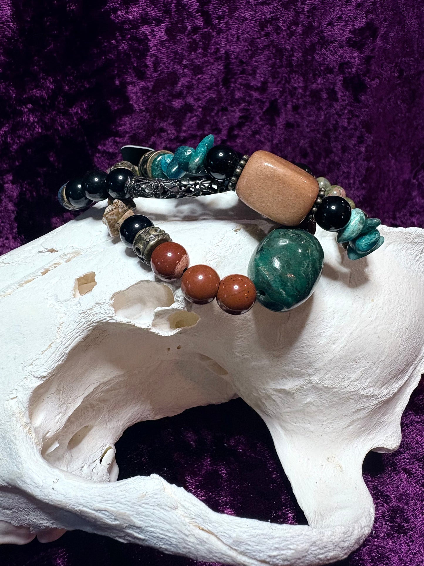 Stone Bead Bracelet (set of 3)