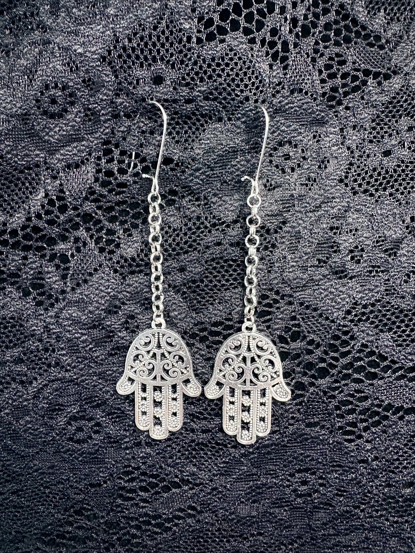 Large Hamsa Hands Earrings