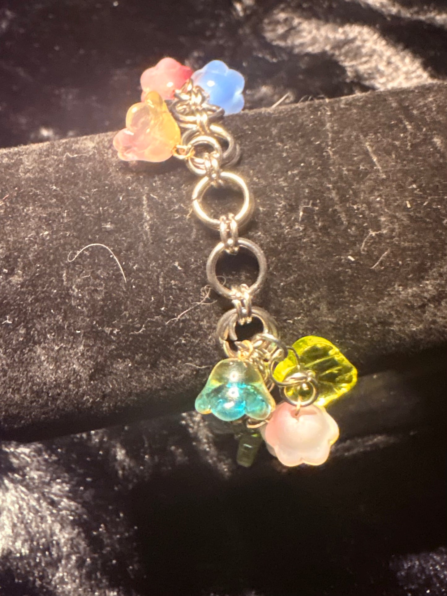 Flower Charm Bracelet