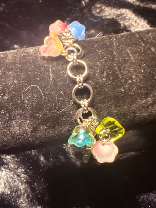 Flower Charm Bracelet
